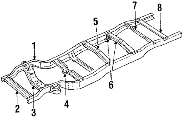 4404074 - Body: Cross-member for Mopar Image