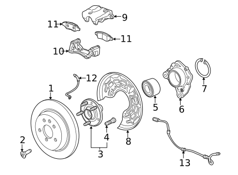 Brake Components for 2019 Buick Encore #1