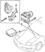 F8CZ2C257AA - Electrical: Actuator Assembly for Ford: Escort | Mercury: Tracer Image