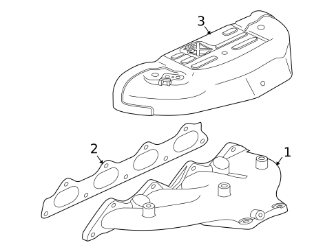 Exhaust Manifold for 2006 Mitsubishi Lancer #0