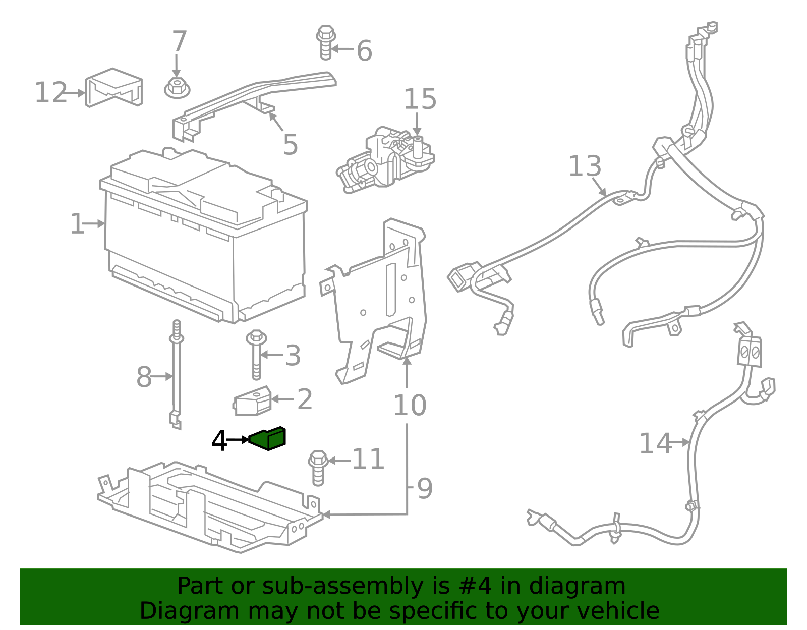 2010-2026 GM Multi-Purpose Bracket 25844065 GM | GMPartsDirect.com
