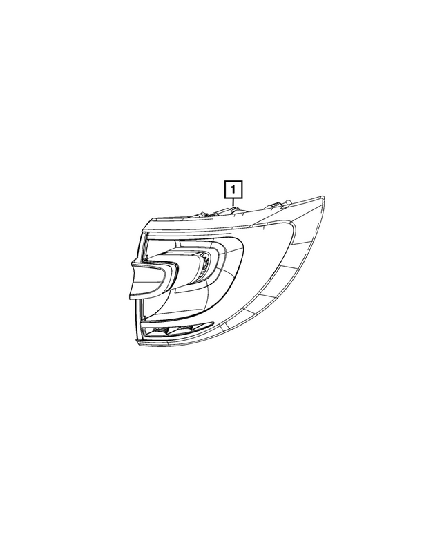 68424931AC - Electrical: Tail Lamp, Left for Mopar Image