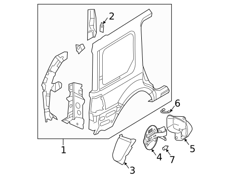 Quarter Panel & Components for 2006 Ford Expedition #0