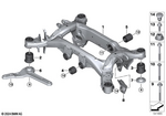 33308840566 - : Rubber Mounting Rear for BMW Image