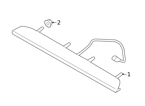 High Mounted Stop Lamp for 2017 Kia Sorento #0