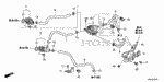 361755AAA00 - Engine: STAY, PURGE TUBE for Honda Image