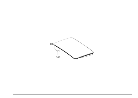 Sliding/Lifting Roof Plate for 2018 Mercedes-Benz CLS 63 AMG&reg; S #0