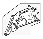 42937229 - Body: Lower Quarter Trim for GM Image