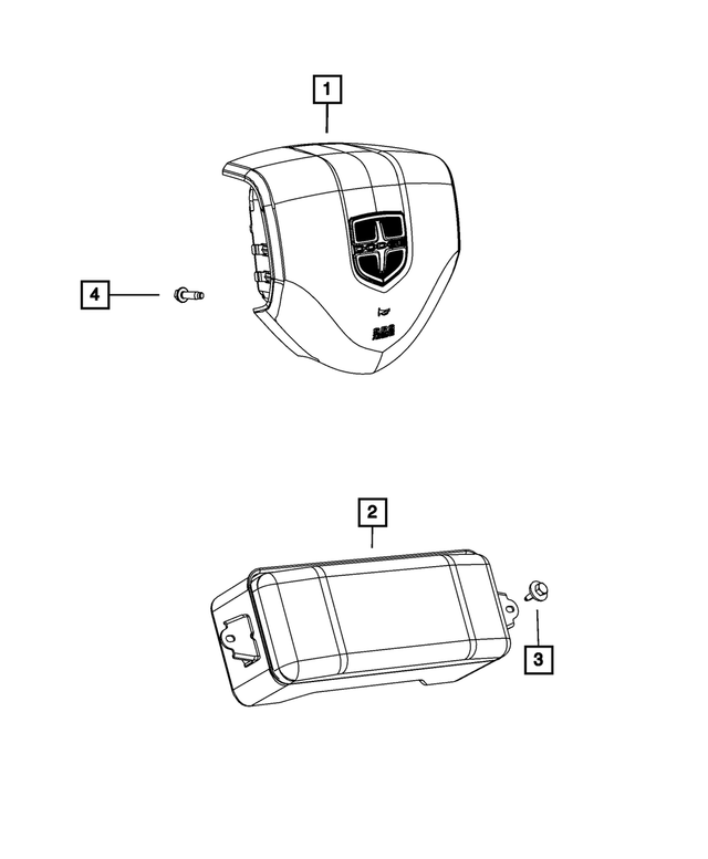 « 5LC921X9AH –  : Conducteur Coussin Anti-chocs pour Mopar Image »