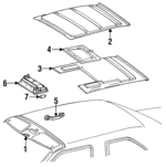 20169026259045 - Body: Header Trim for Mercedes-Benz Image