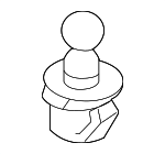 6K103733C - Engine: Engine Cover Clip for Volkswagen Image