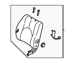 EF2288180A66 - : Seat Back Assembly for Mazda Image