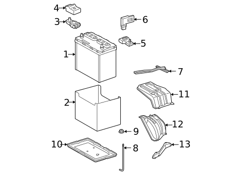 Battery for 2006 Toyota RAV4 #0