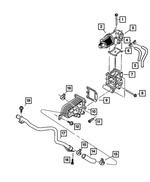 5142791AA - : Egr Cooler Hose for Mopar Image