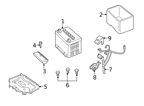 Battery for 2005 Pontiac GTO #0