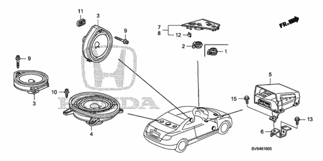 Speaker for 2010 Honda Civic #0