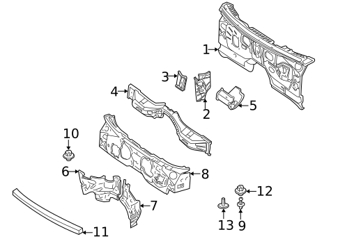 Cowl for 2000 BMW X5 #0