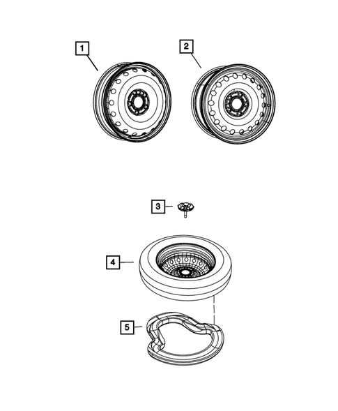 Wheel Spare for 2015 Jeep Grand Cherokee #0