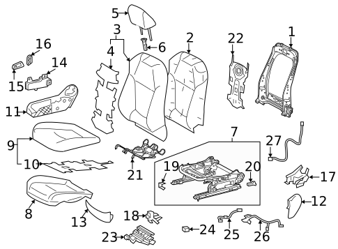 Power Seats for 2024 Toyota Venza #2