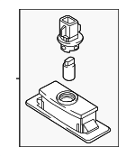 92501C1000 - : License Lamp for Hyundai Image