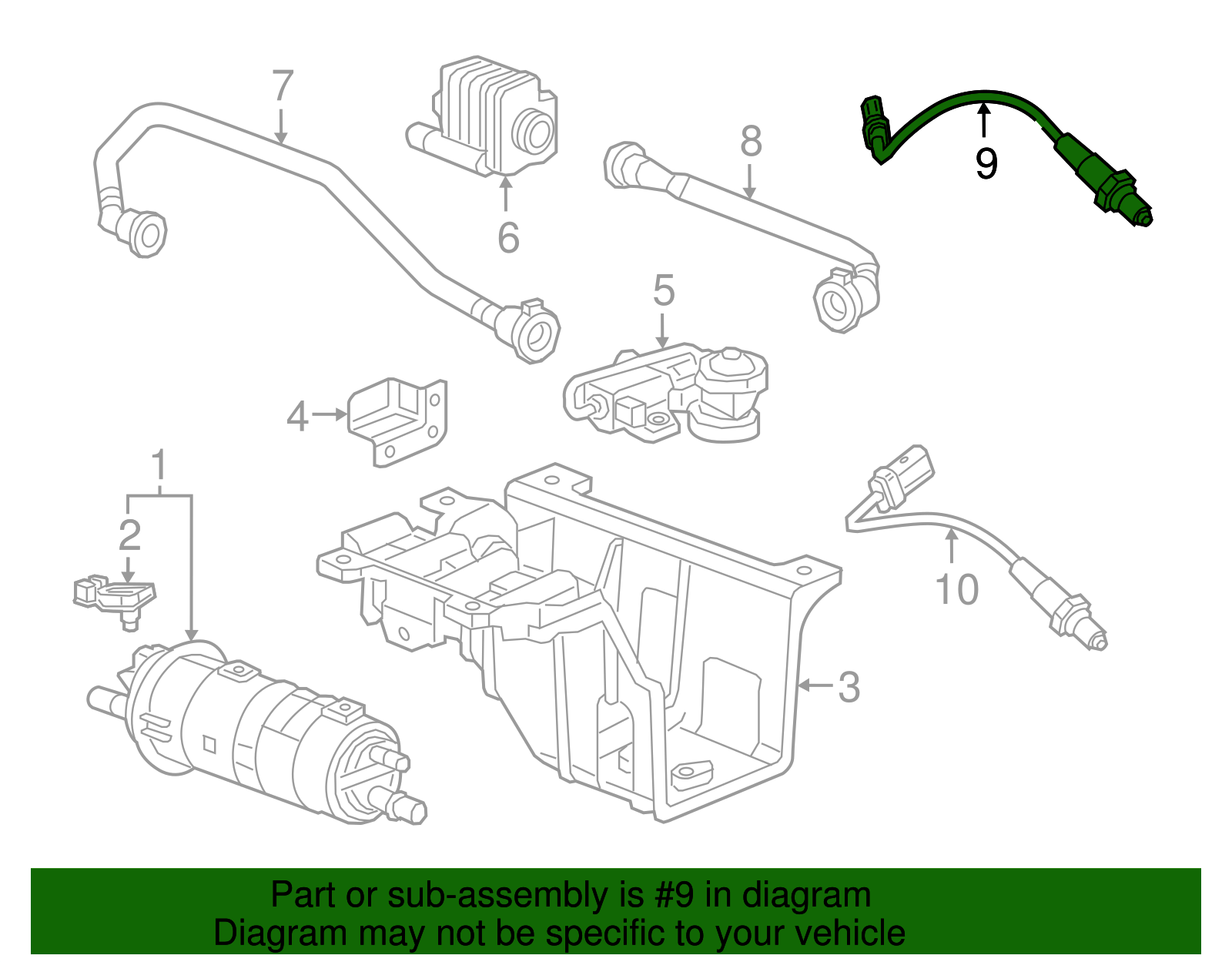2017-2020 GM Heated Oxygen Sensor 12669969 | Capital Chevy Parts
