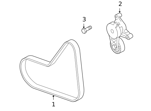 Belts & Pulleys for 2013 Audi A3 Quattro #0