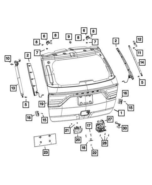 Liftgates and Tailgates for 2020 Dodge Durango #0
