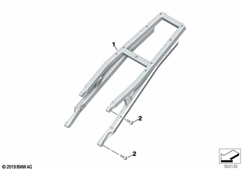 Motorcycle Frame for 2025 BMW-Motorrad M 1000 XR #1