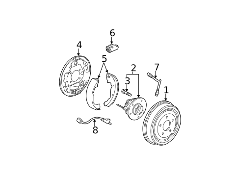 Rear Brakes for 2006 Chevrolet Equinox #0
