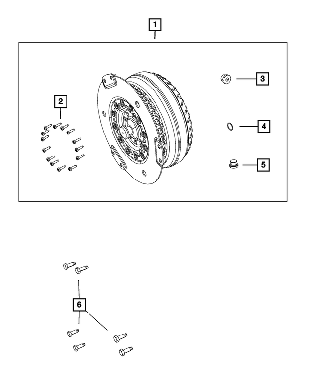 68466765AA - Transmission: Torque Converter Kit for Mopar Image