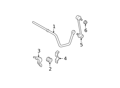 Stabilizer Bar & Components for 2005 Lexus ES330 #0