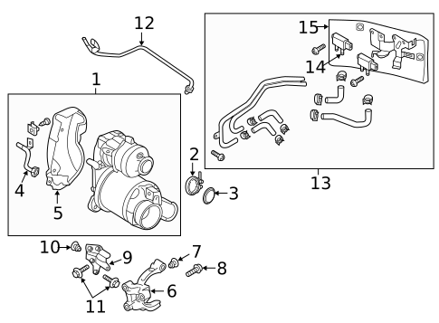 Emission Components for 2015 Volkswagen Passat #1