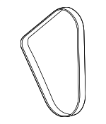 12732707 - Cooling System: Drive Belt for Chevrolet: Silverado 2500 HD, Silverado 3500 HD | GMC: Sierra 2500 HD, Sierra 3500 HD Image