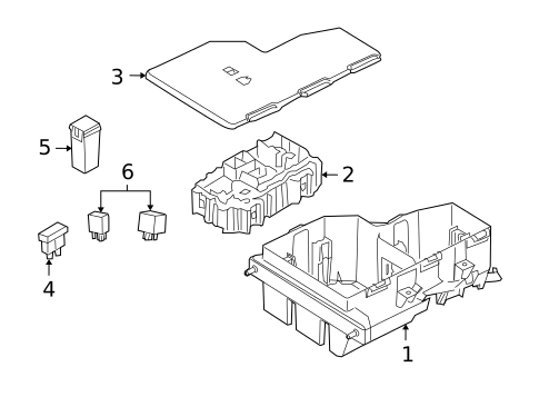 Fuse & Relay for 2009 Land Rover LR2 #1