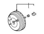 46400SK7A02 - Brakes: Brake Booster for Acura: Integra Image