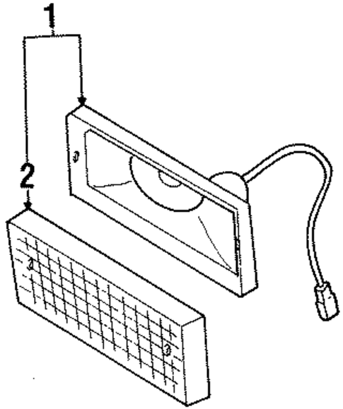 Side Marker Lamps for 1985 Mazda RX-7 #1