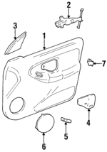 22549920 - Body: Reflector for Oldsmobile: Achieva Image