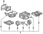 79300SM4A02 - HVAC: Blower Assembly for Honda: Accord Image