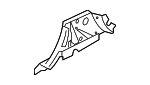 4KE809392 - Body: Inner Hinge Pillar Reinforcement for Audi Image
