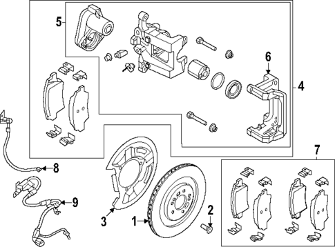 Anti-Lock Brakes for 2025 Genesis GV60 #1
