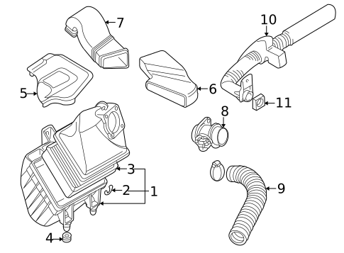 Air Intake for 2002 Audi S4 #0