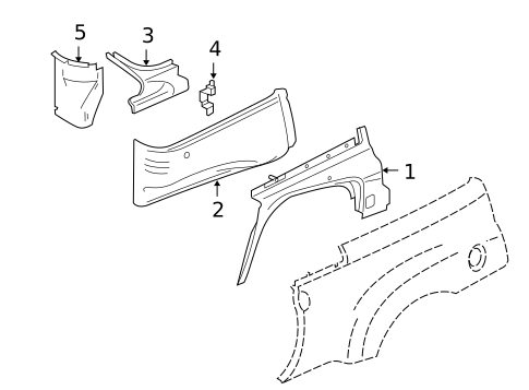 Inner Structure for 2003 Chevrolet SSR #0