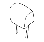 887002H000TAX - : Headrest for Hyundai Image