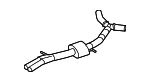 8W0253409AB - Exhaust: Muffler for Audi Image