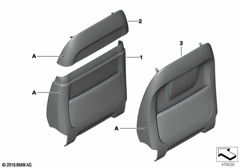 Seats Front for 2019 BMW X6 35iX #3