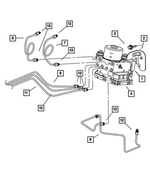 5014869AA - Service Brakes: Anti-lock Brake System Hydraulic Control Unit for Mopar Image