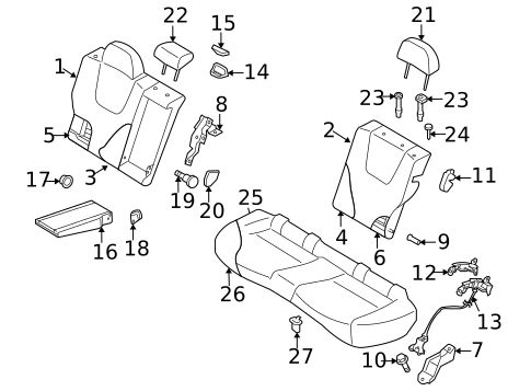 Seats for 2018 Subaru Forester #0
