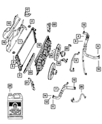 5058413AE - Cooling: Radiator Outlet Hose for Mopar Image