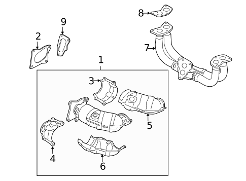 Exhaust Components for 2011 Subaru Legacy #2