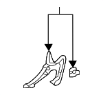 81354TZ5A01ZE - Body: Recline Cover for Honda: Pilot Image
